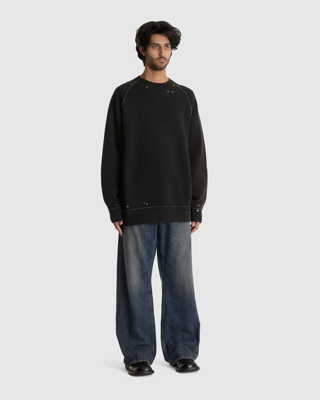 Mitchell Sweatshirt Faded Black