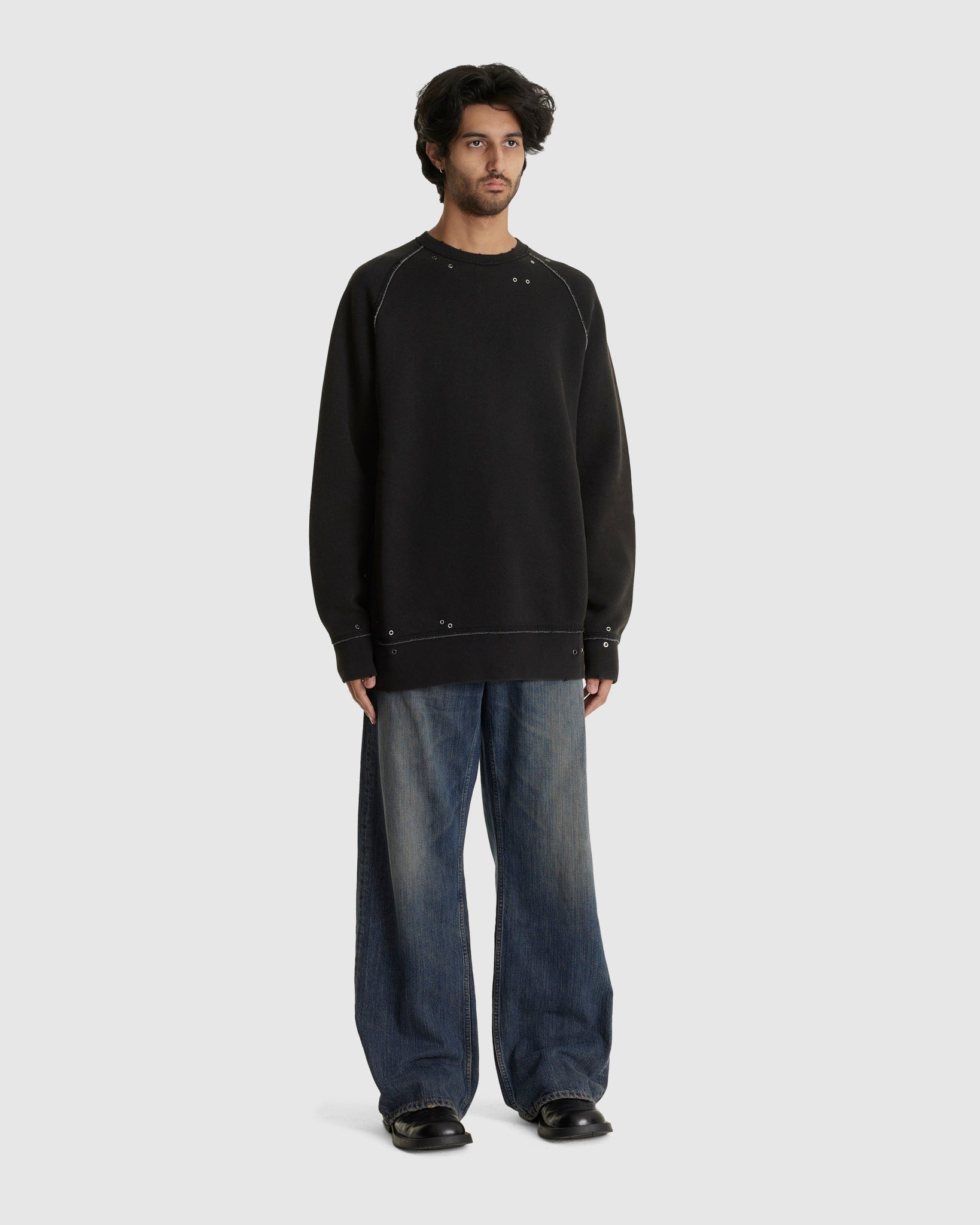 Mitchell Sweatshirt Faded Black