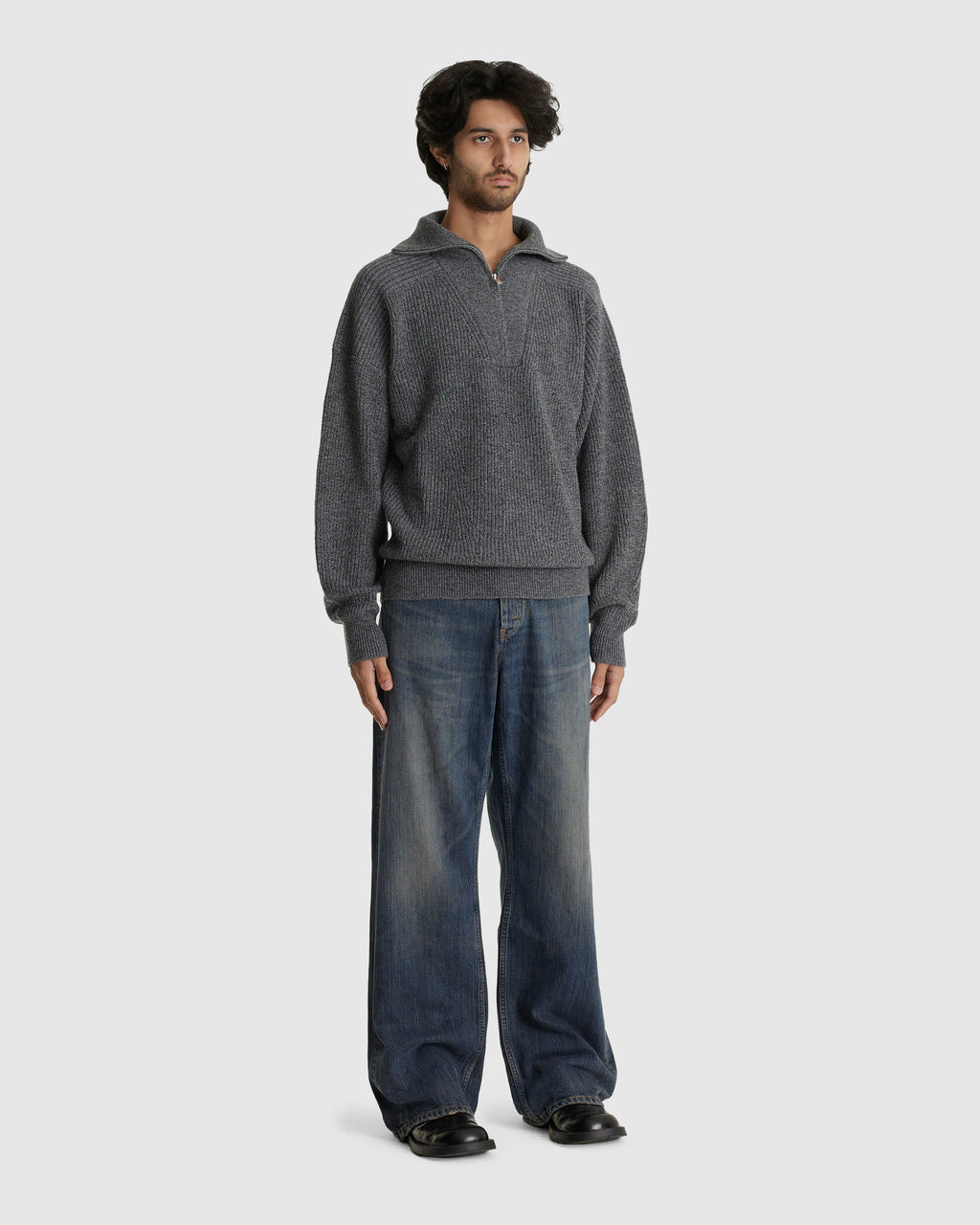 Benny Pullover Dark Grey