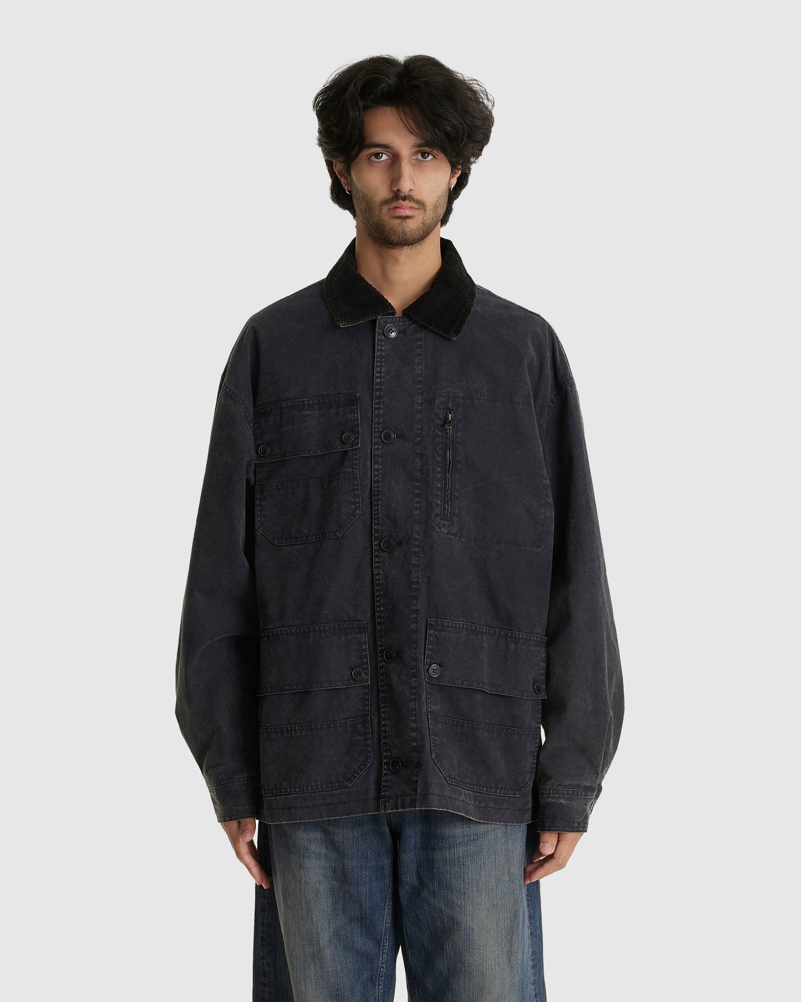 Travis Jacket Faded Black