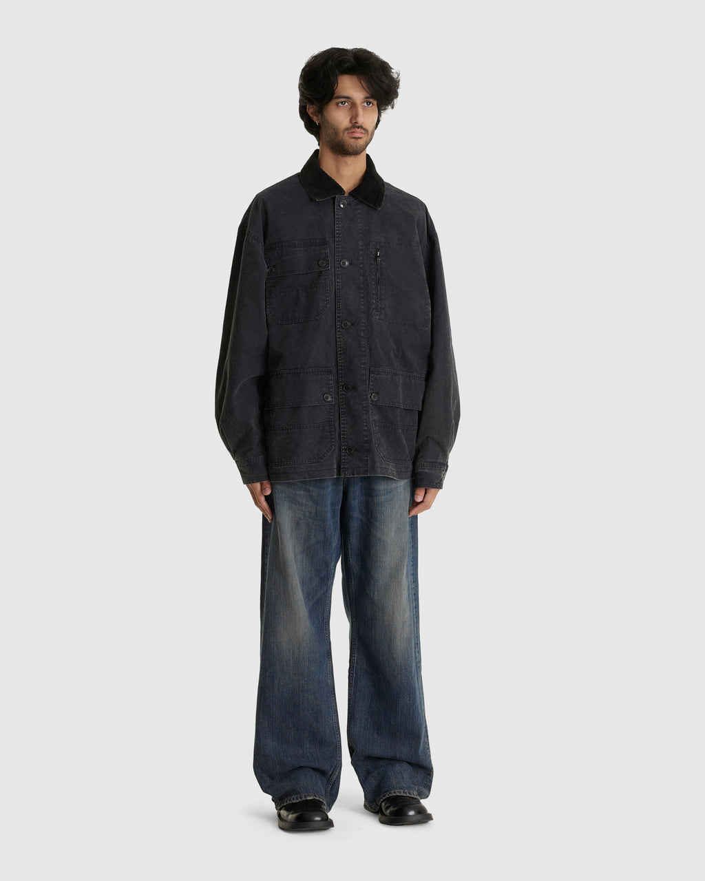 Travis Jacket Faded Black