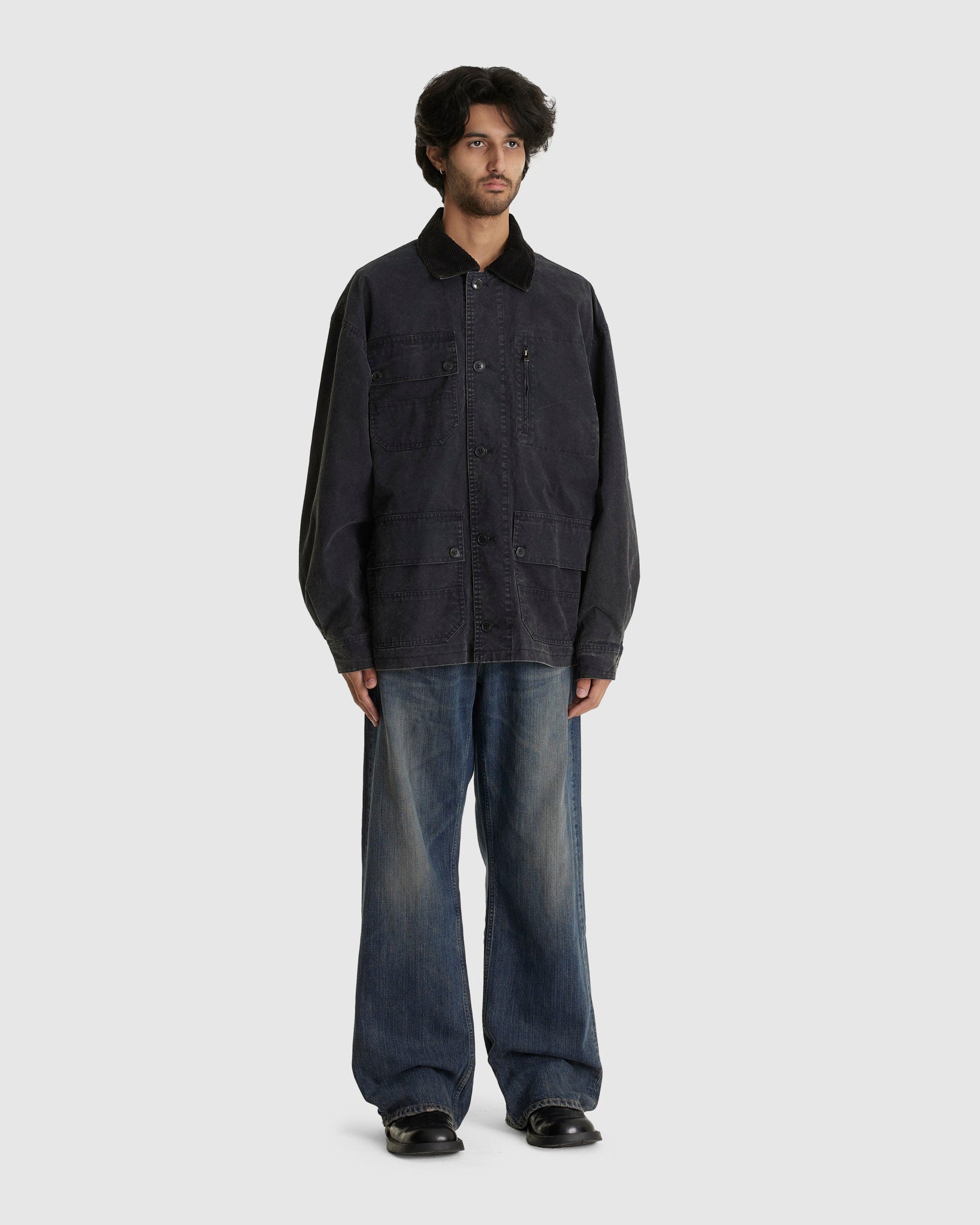 Travis Jacket Faded Black