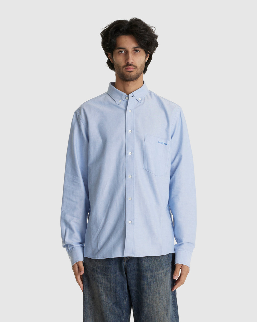 Jasolo Shirt Faded Blue