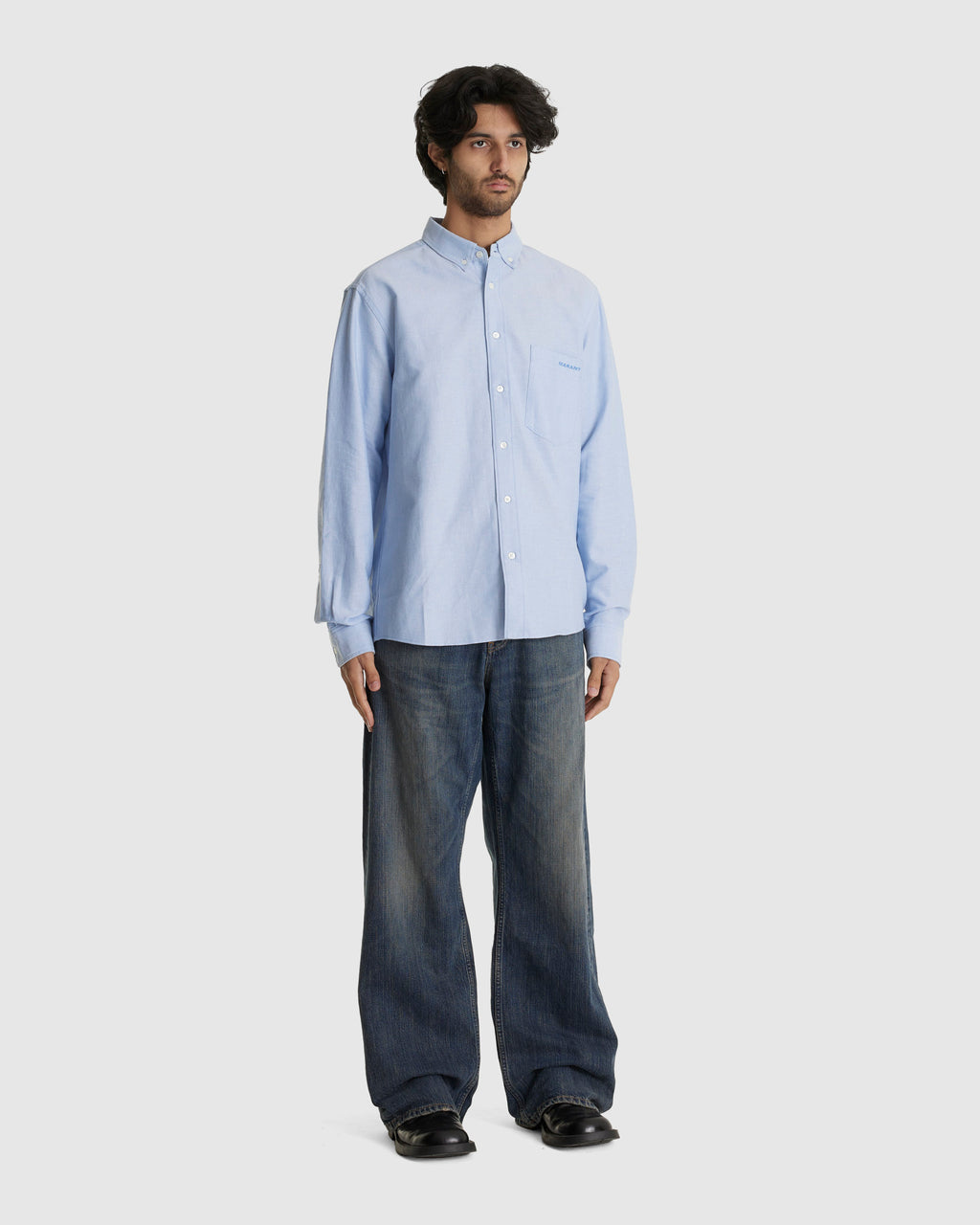 Jasolo Shirt Faded Blue