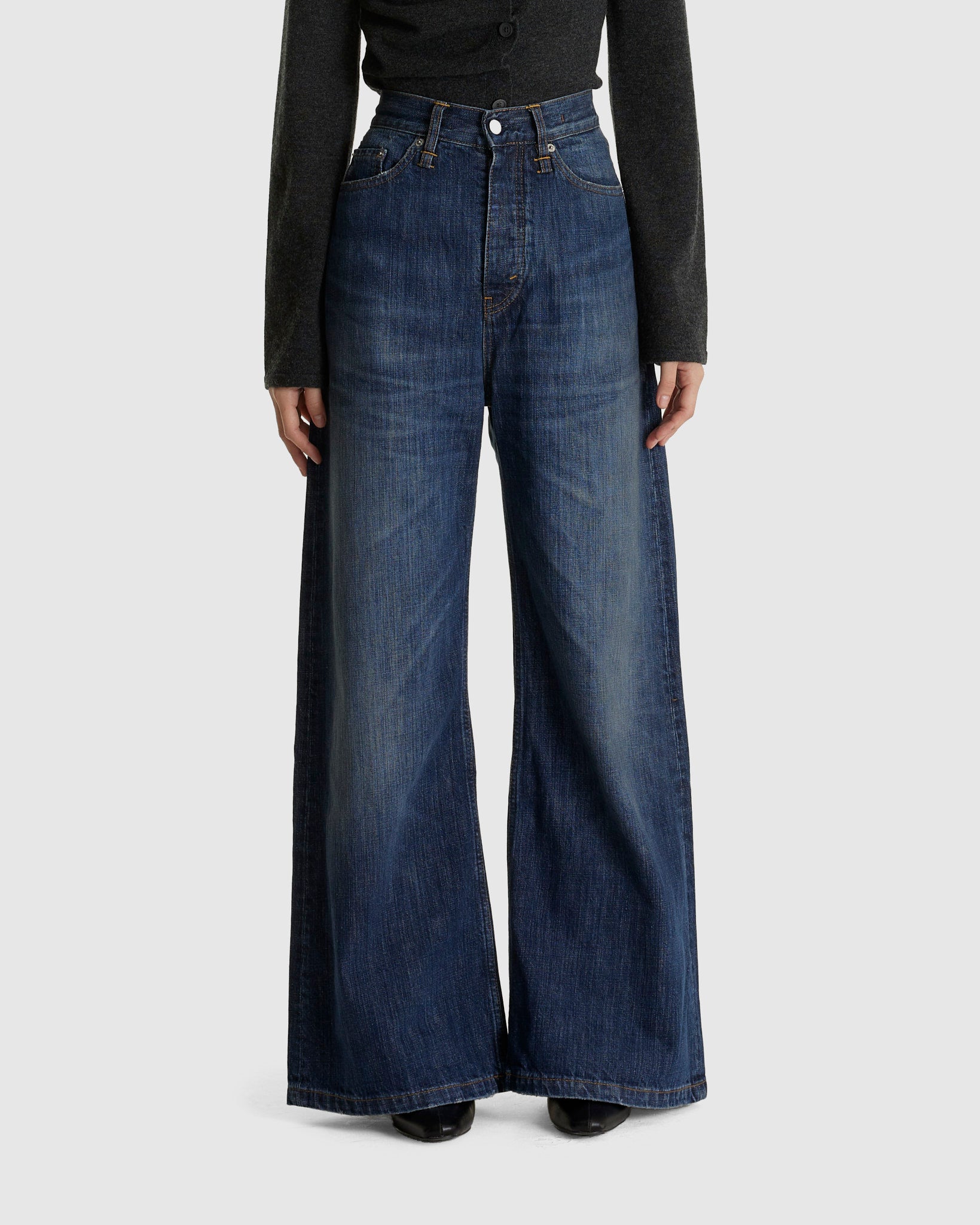 Skid Jeans Streaky Dark Blue (W)