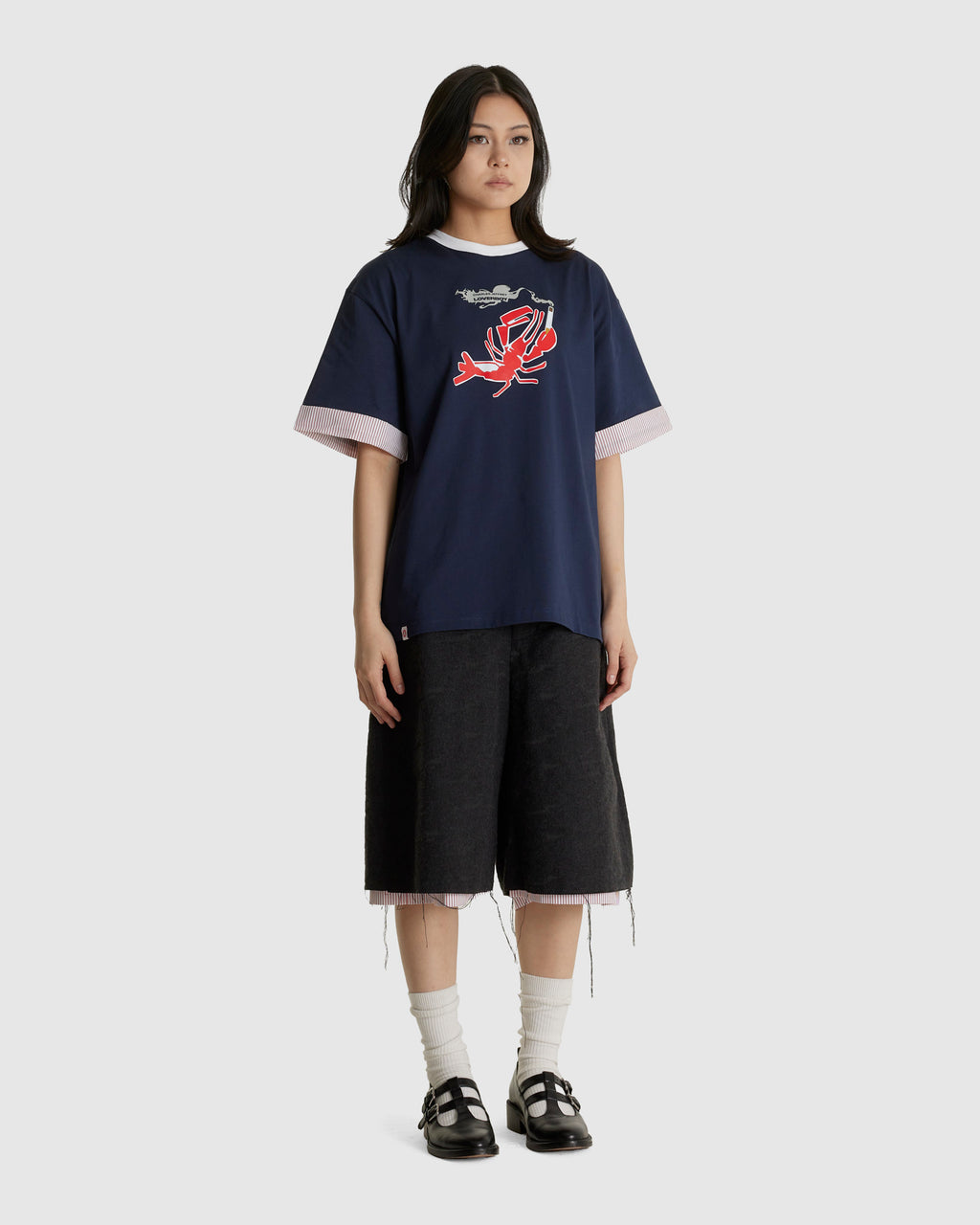 Turn Up Tee Blue (W)