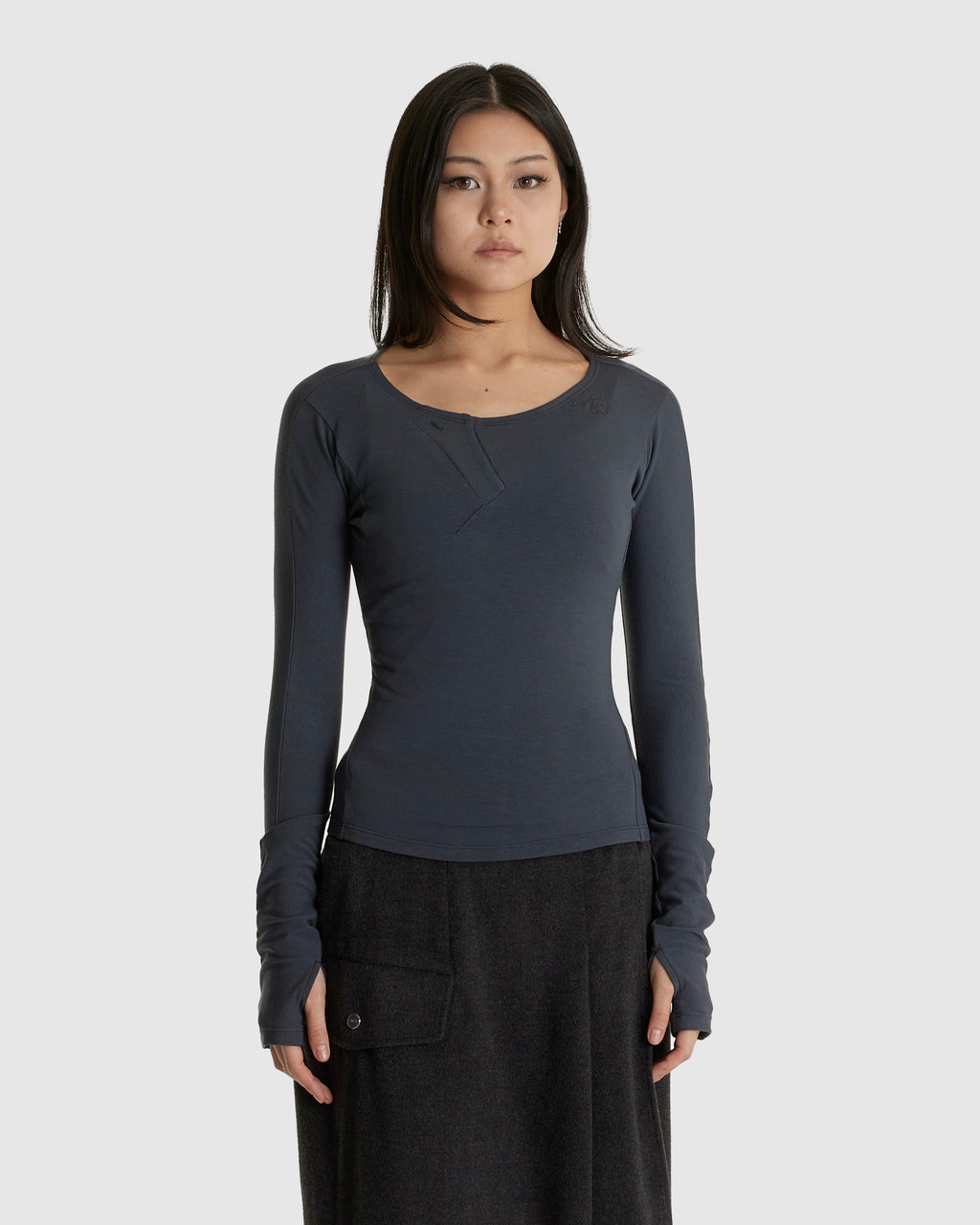 Hold Tight L/S Top Dark Blue