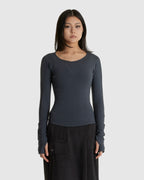 Hold Tight L/S Top Dark Blue