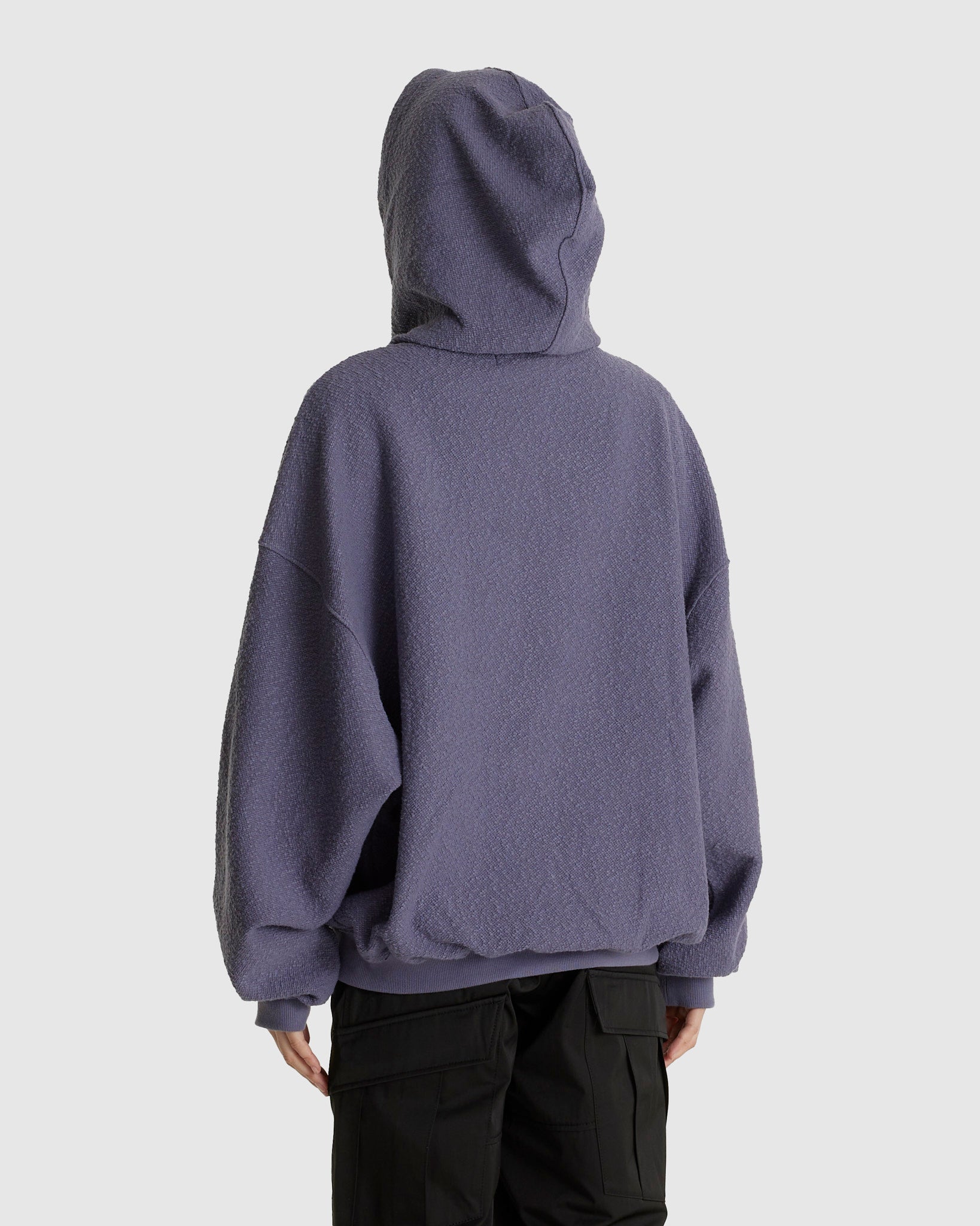 RH Curved Zip Up Hoodie Ghost Lilac (W)