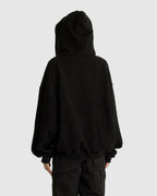 RH Curved Zip Up Hoodie Black (W)