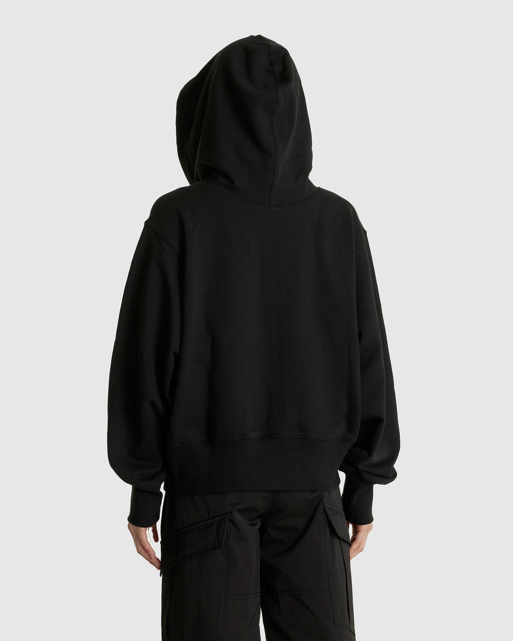 Reverse RH Zip Up Hoodie Black (W)