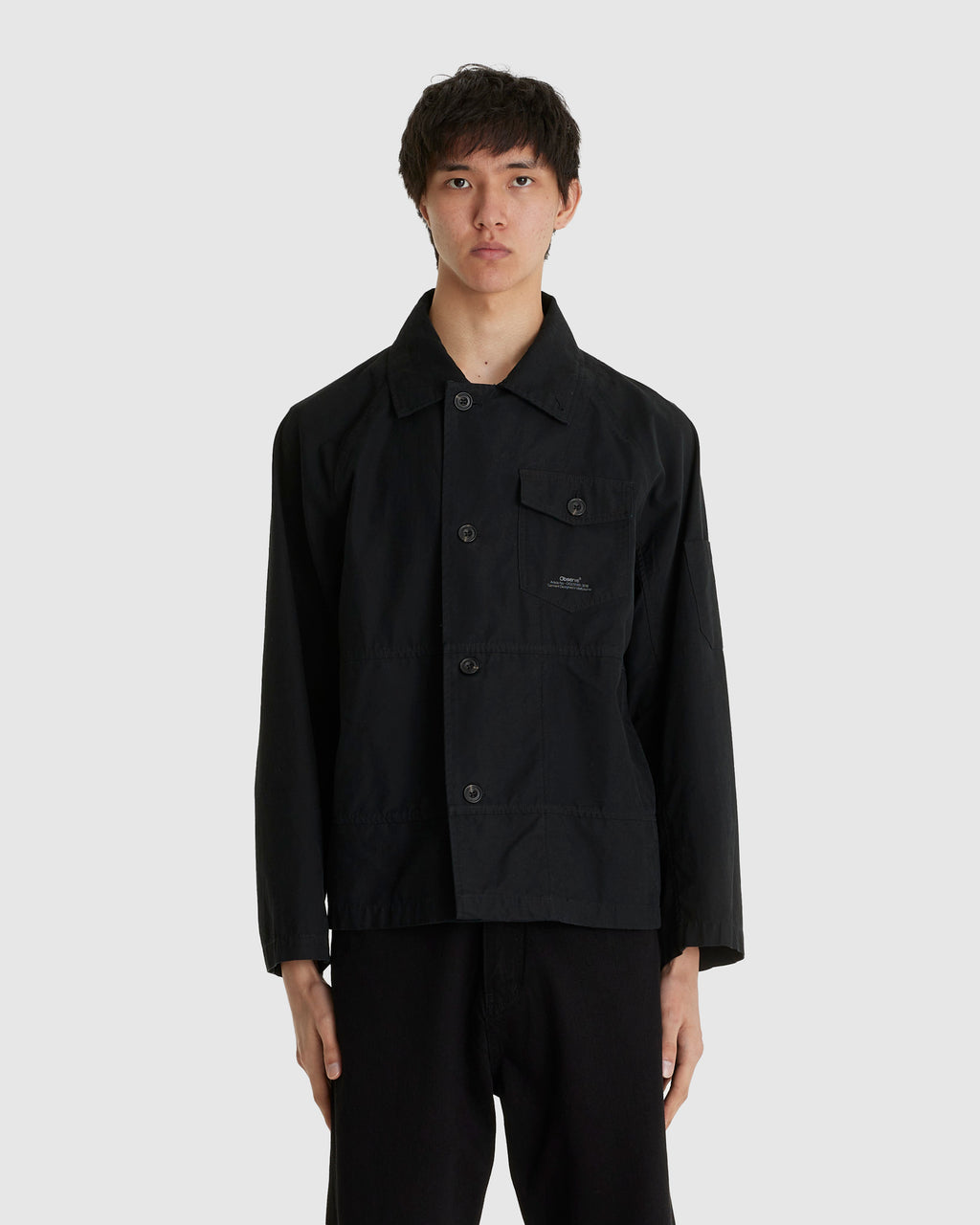 Panel Jacket Black