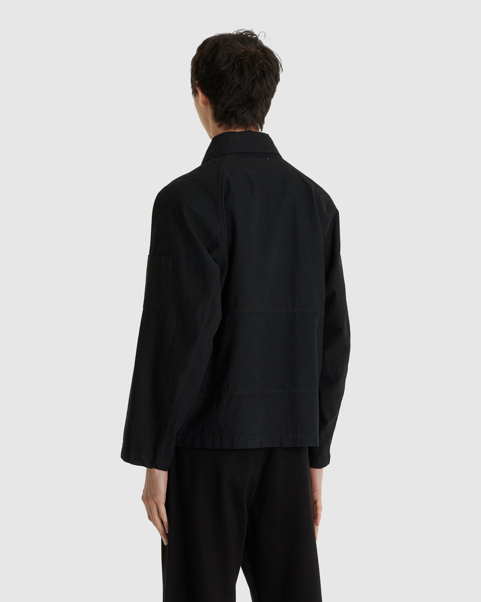 Panel Jacket Black