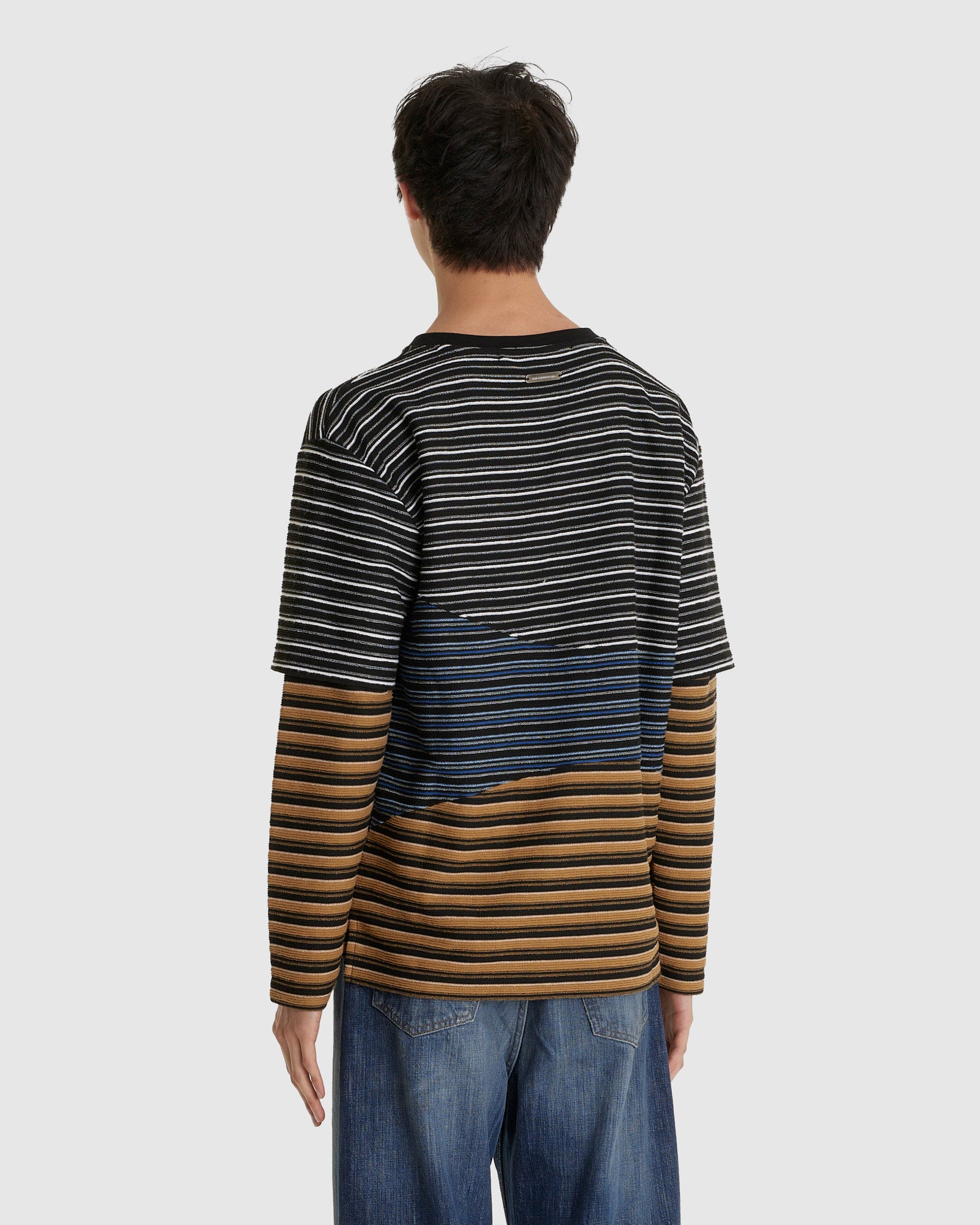 Stripe Layered Sweatshirts