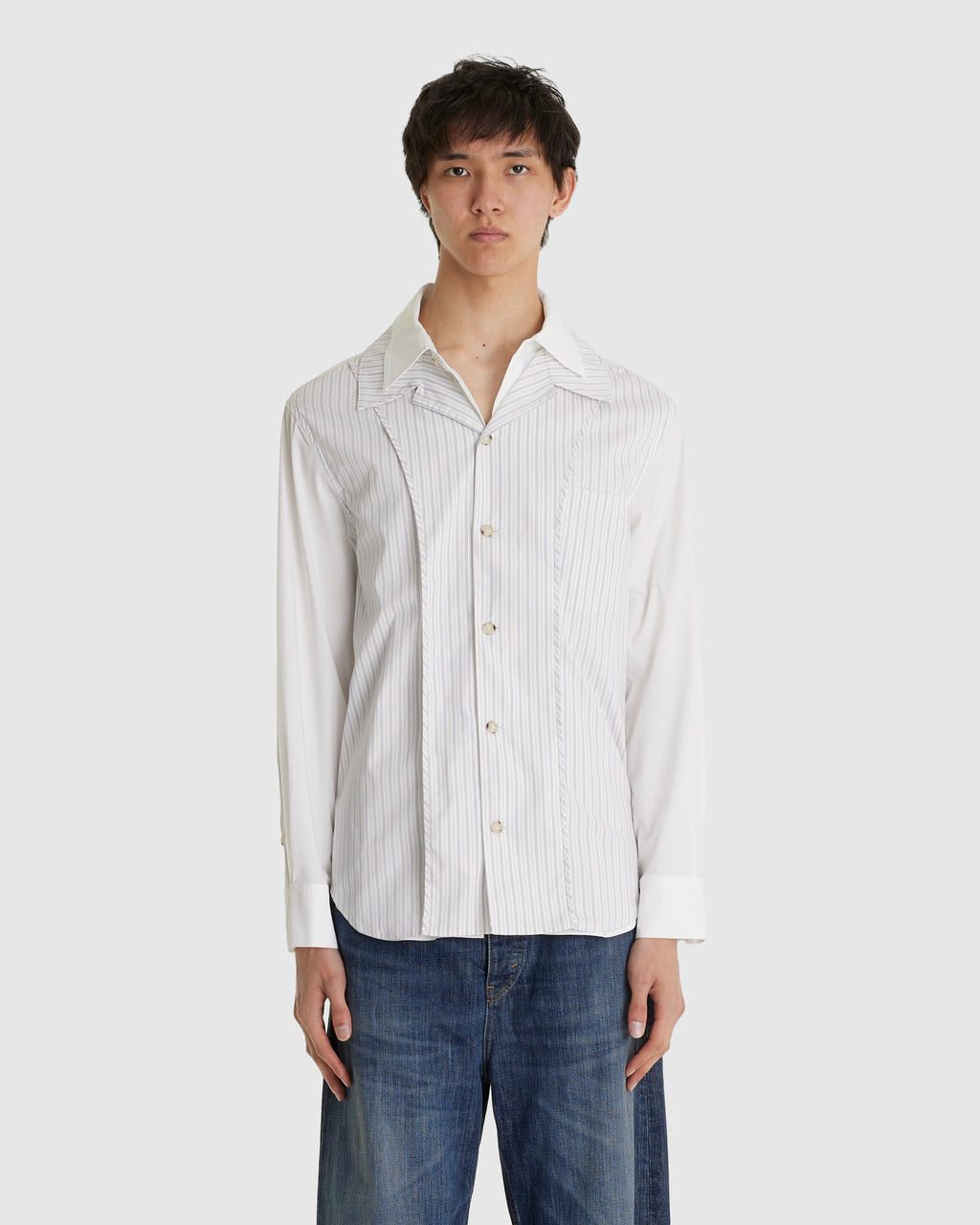 Open Collar Layered Shirts