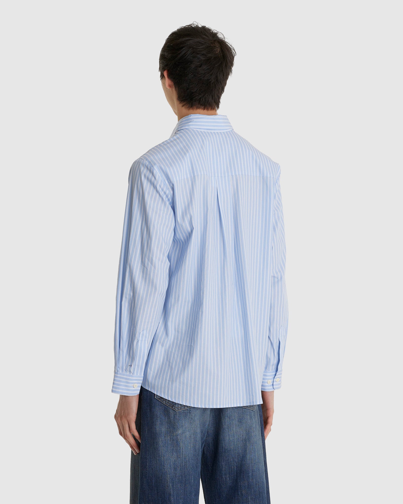 Evening Shirt Blue Stripe
