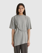 Macrame Backstrap Top Melange Grey (W)