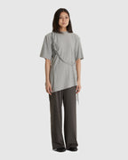 Macrame Backstrap Top Melange Grey (W)