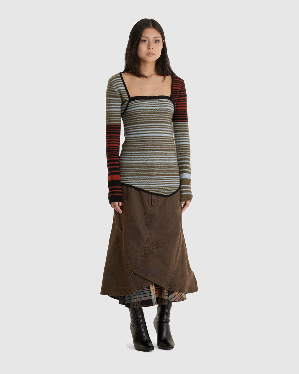 Custom Flare Layered Skirt