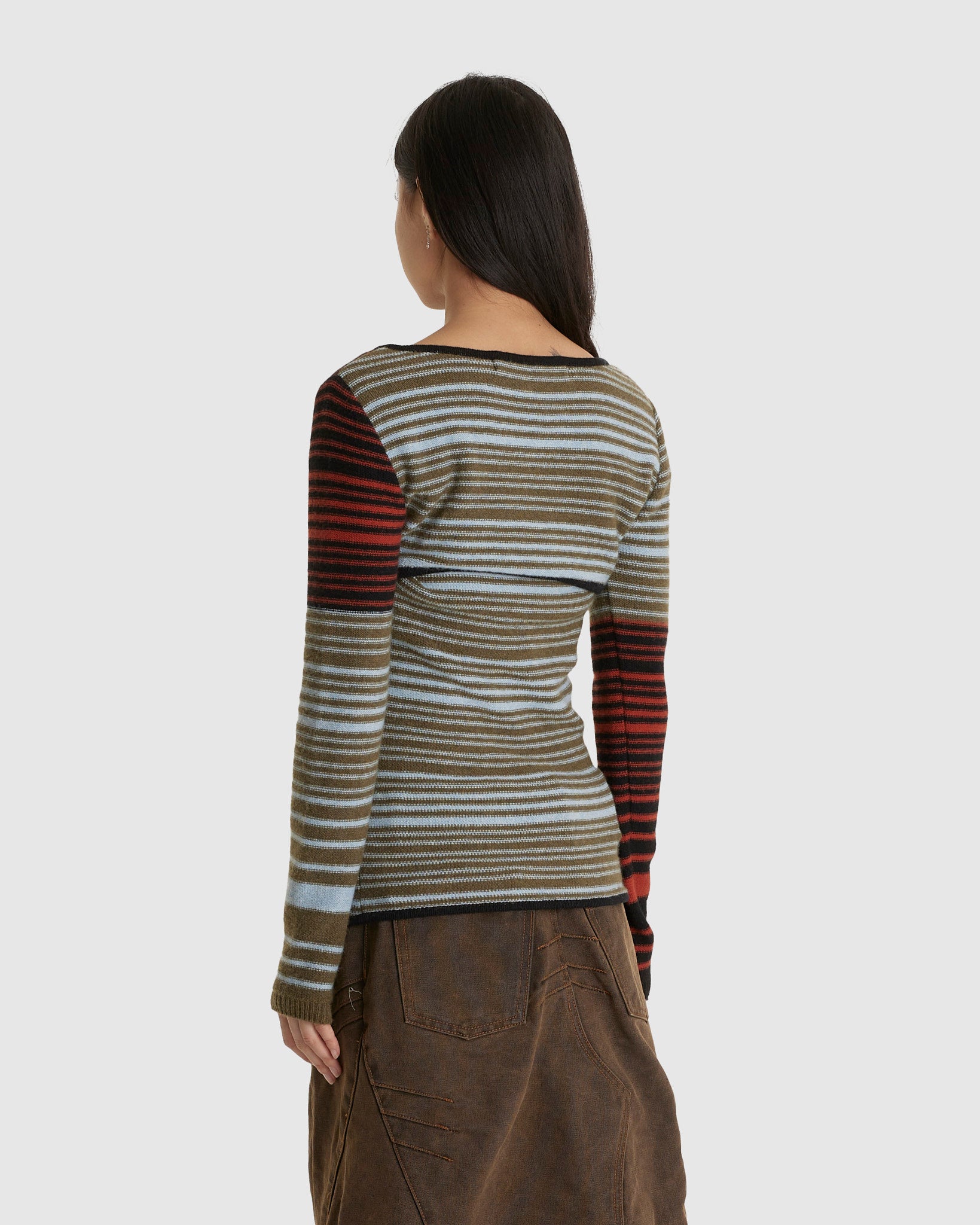 Nora Multi Stripe Bolero Top