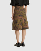 Pleated Balloon Shorts Washed Camo (W)