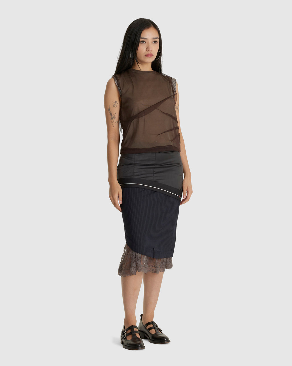 Deconstructed Upside-Down Skirt