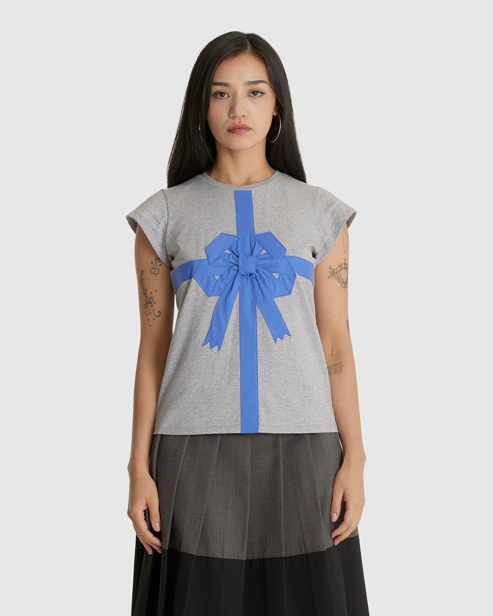 Present Baby Tee Grey