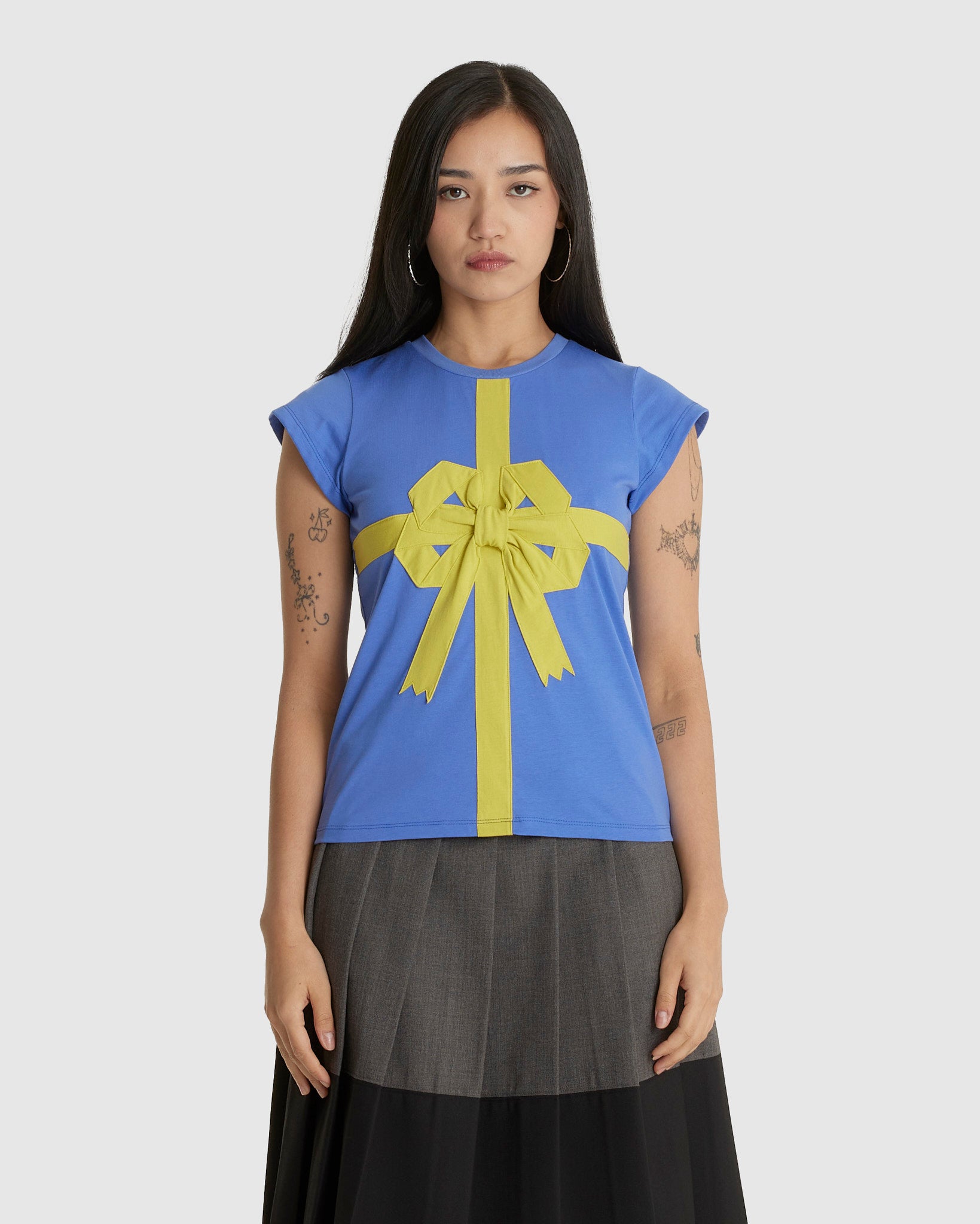 Present Baby Tee Blue