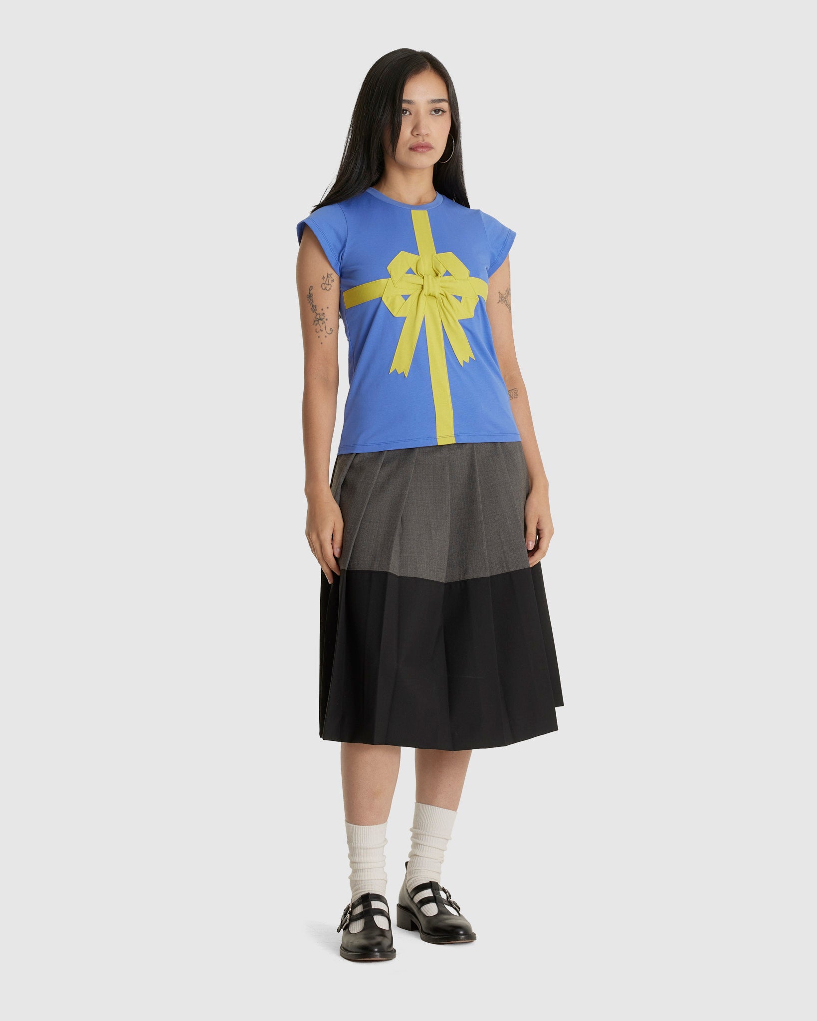 Present Baby Tee Blue