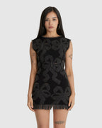 Bow Bubble Gum Knit Dress