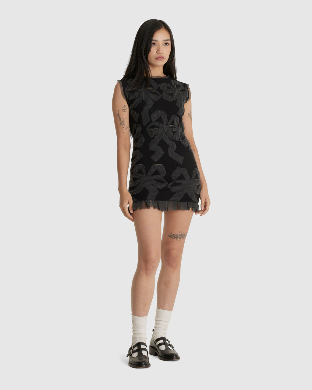Bow Bubble Gum Knit Dress
