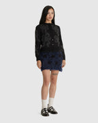 Bow Bubble Gum Knit Cardigan