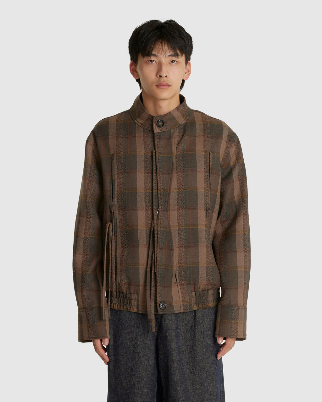 Harrington Jacket Green Tartan