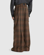 Belted Large Pleat Trousers