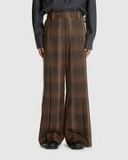 Belted Large Pleat Trousers