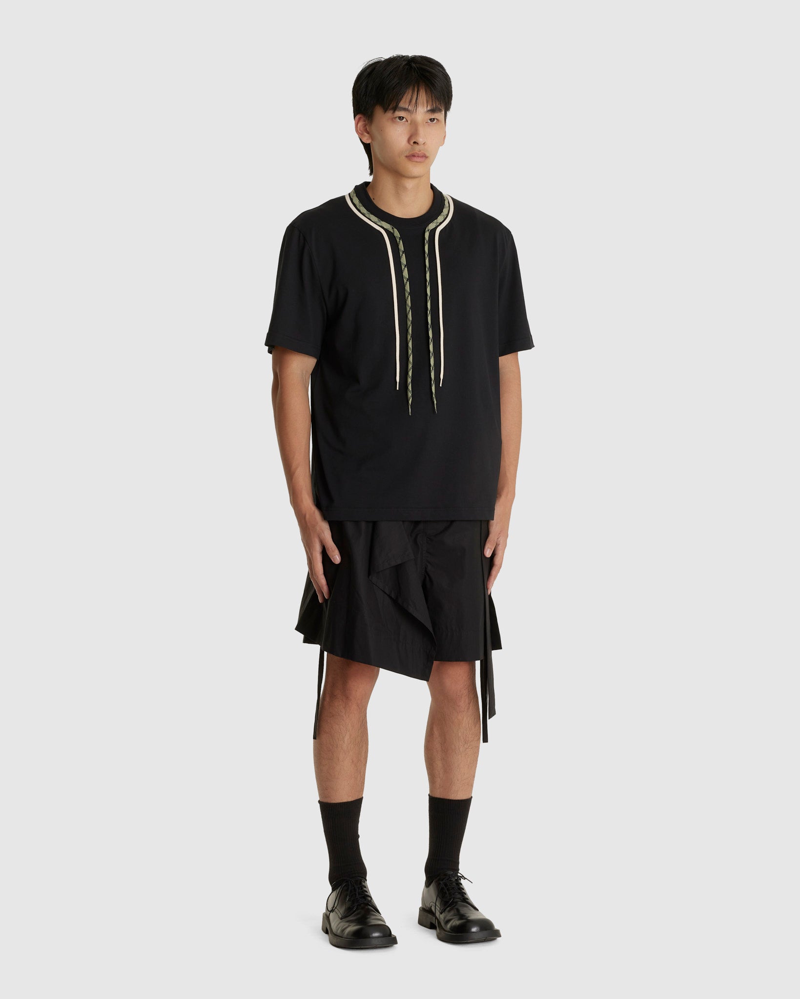 Trek-Lace T-Shirt Black