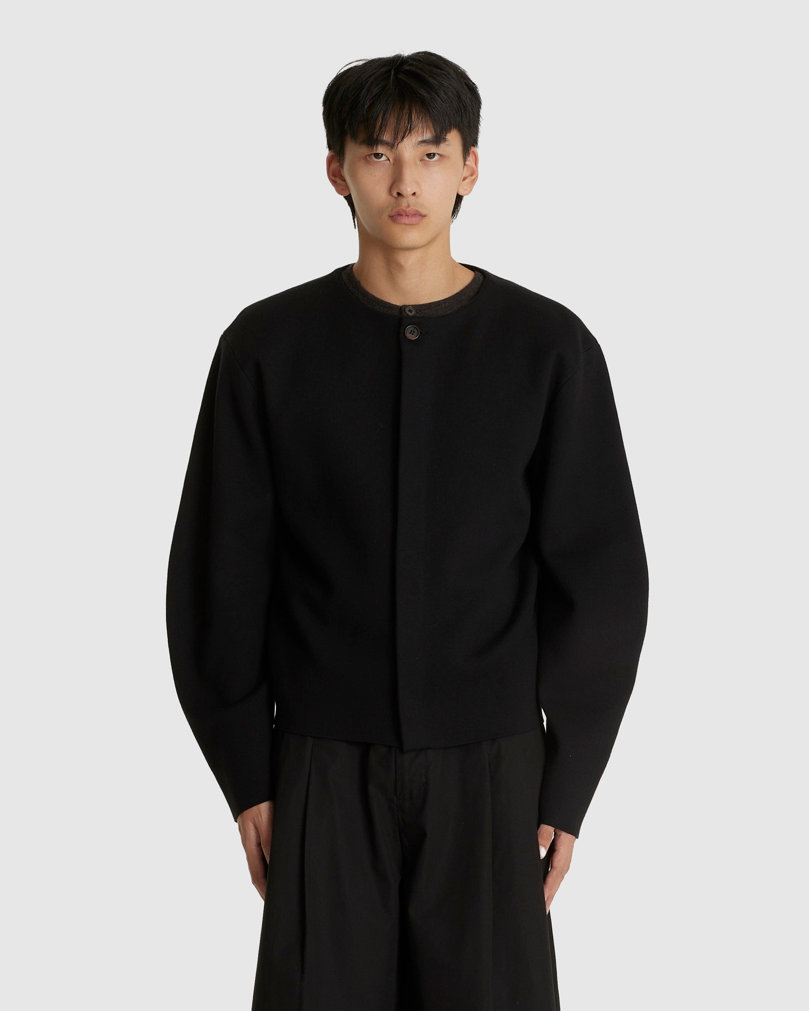 Curved Silhouette Cardigan