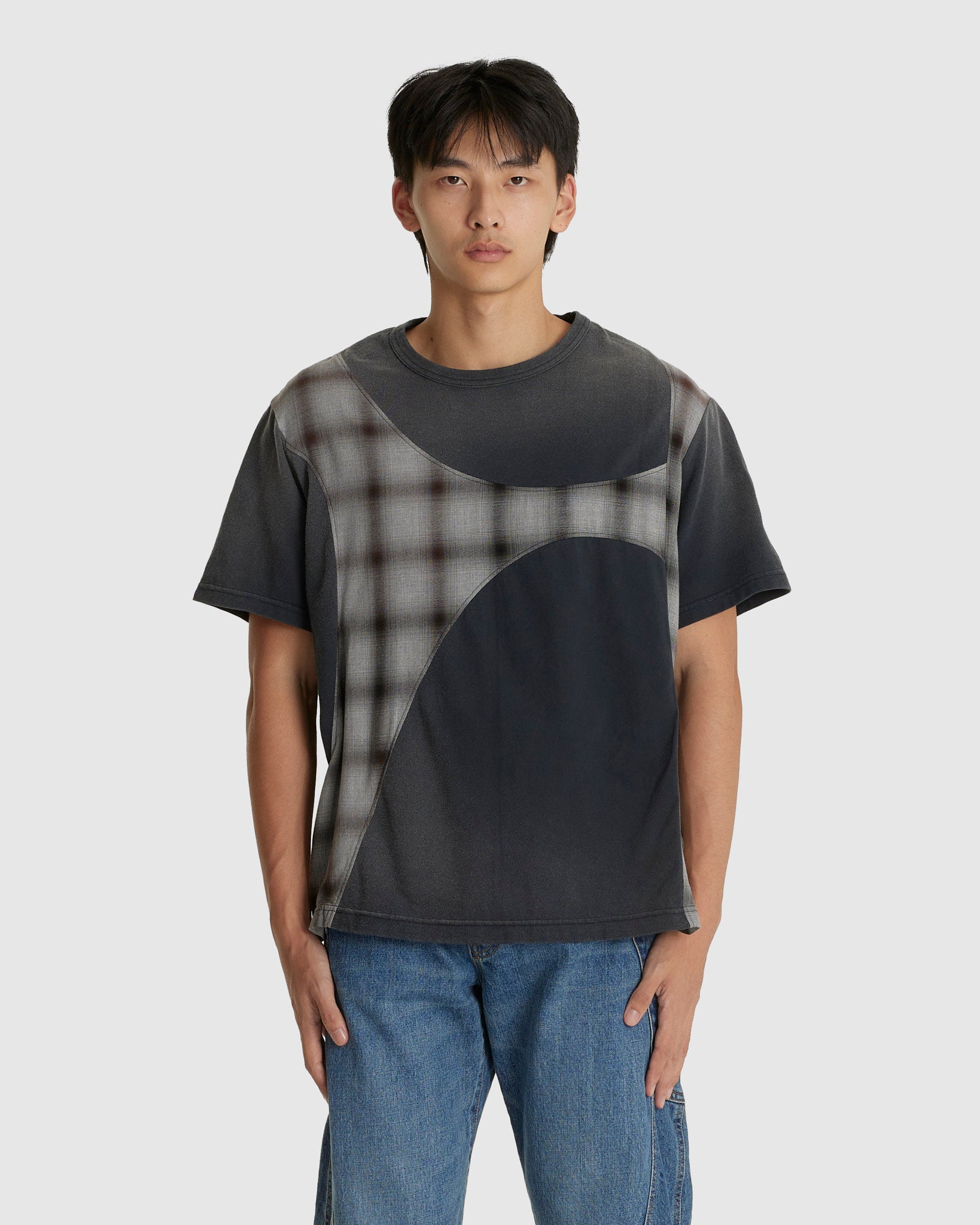 Patchworked Faded T Shirt