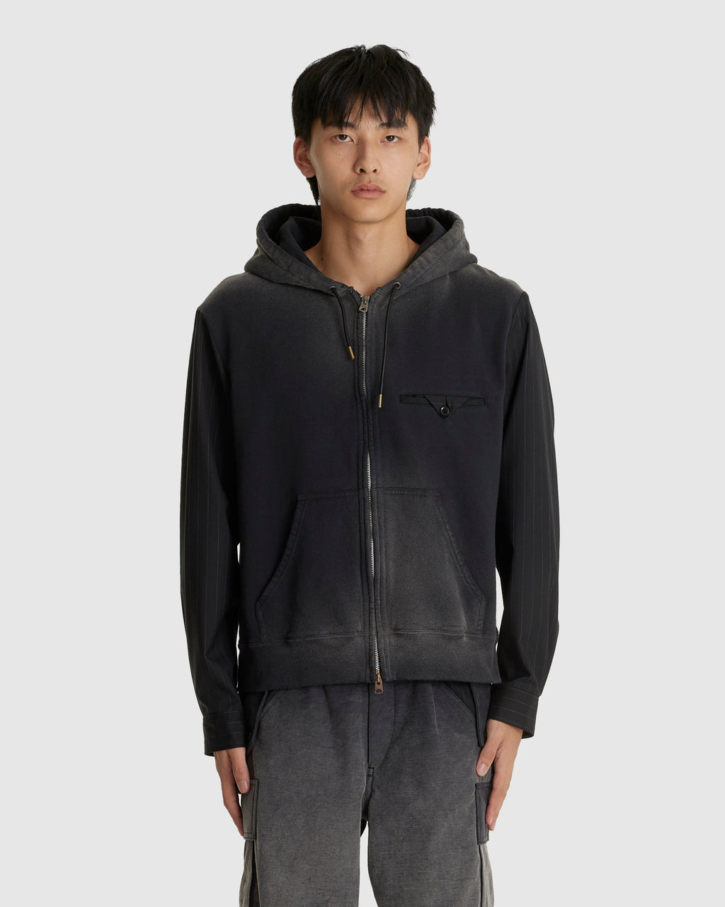 Combination Zip Hoodie