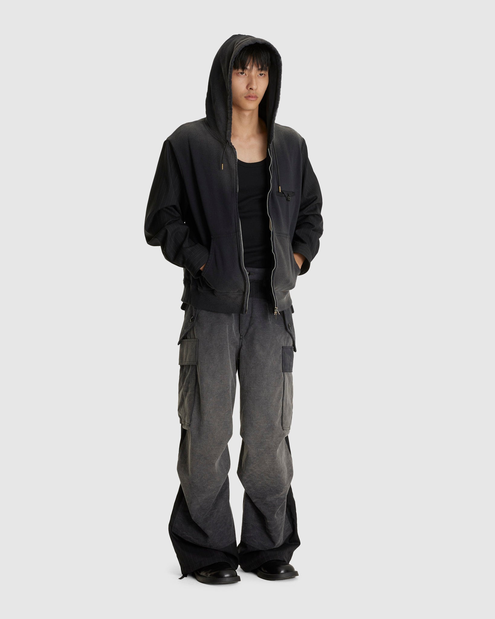 Combination Zip Hoodie