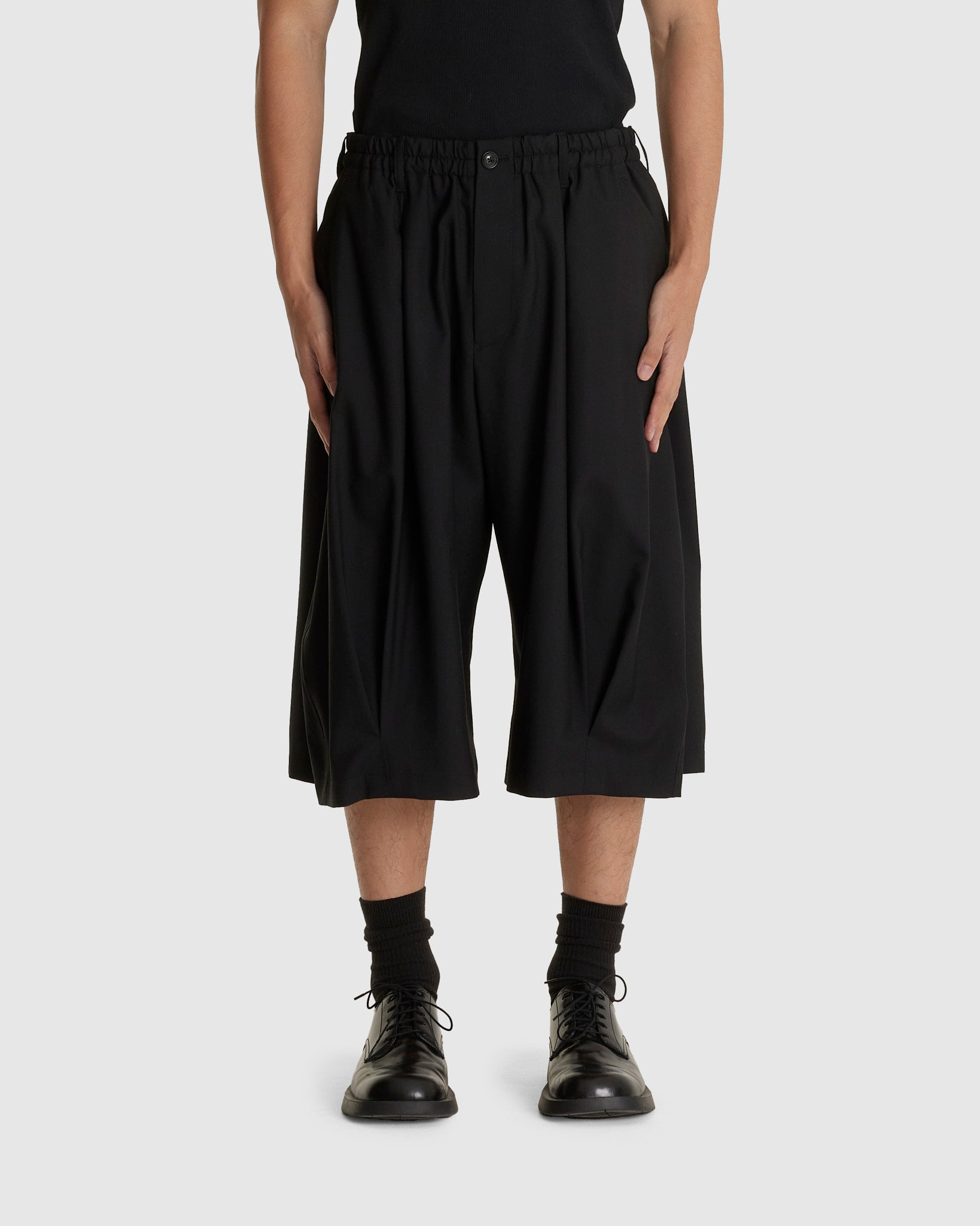 Pleated Balloon Dress Shorts