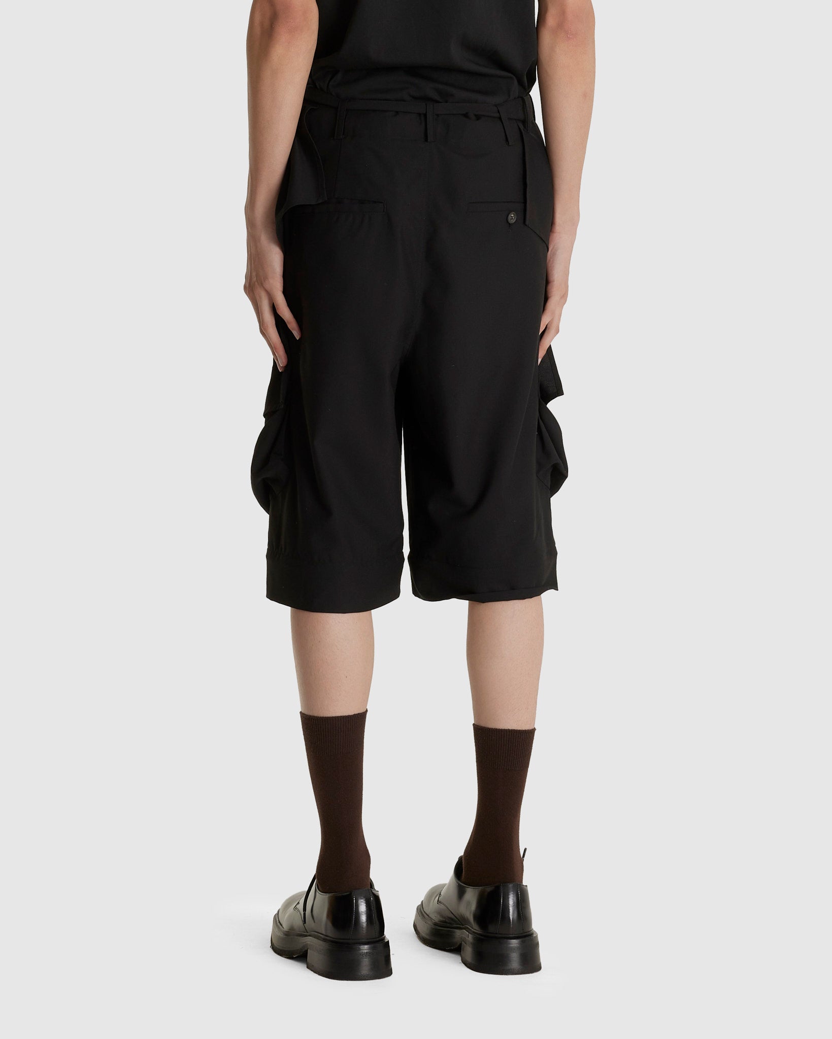 Detachable Draped Trousers