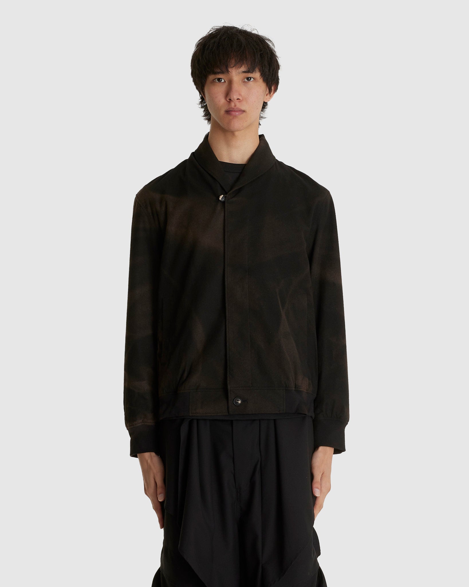 Sun-bleached Shawl Collar Jacket