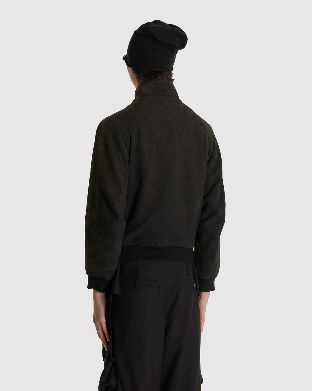 Sun-bleached High Neck Blouson