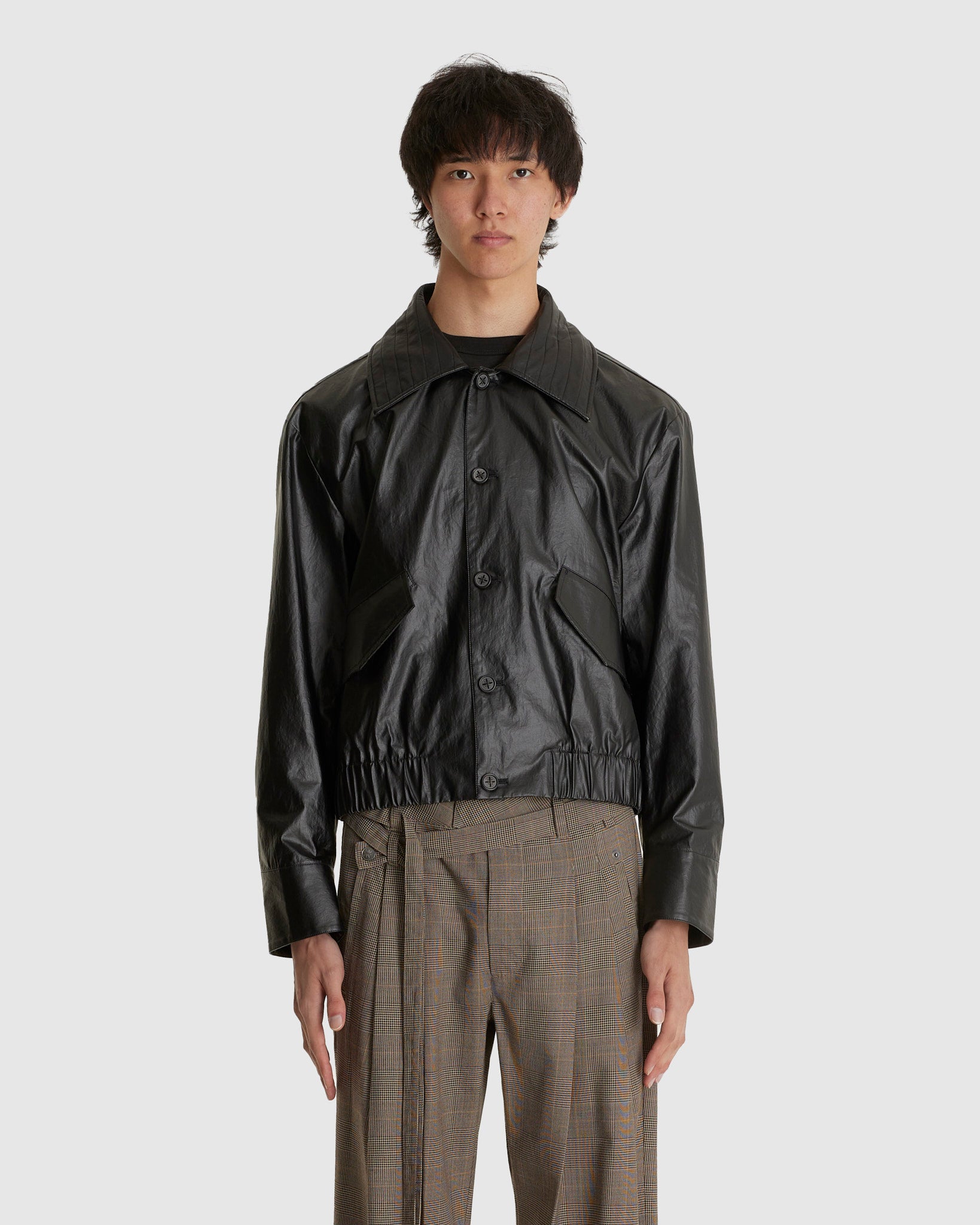 Watson Leather Collar Jacket