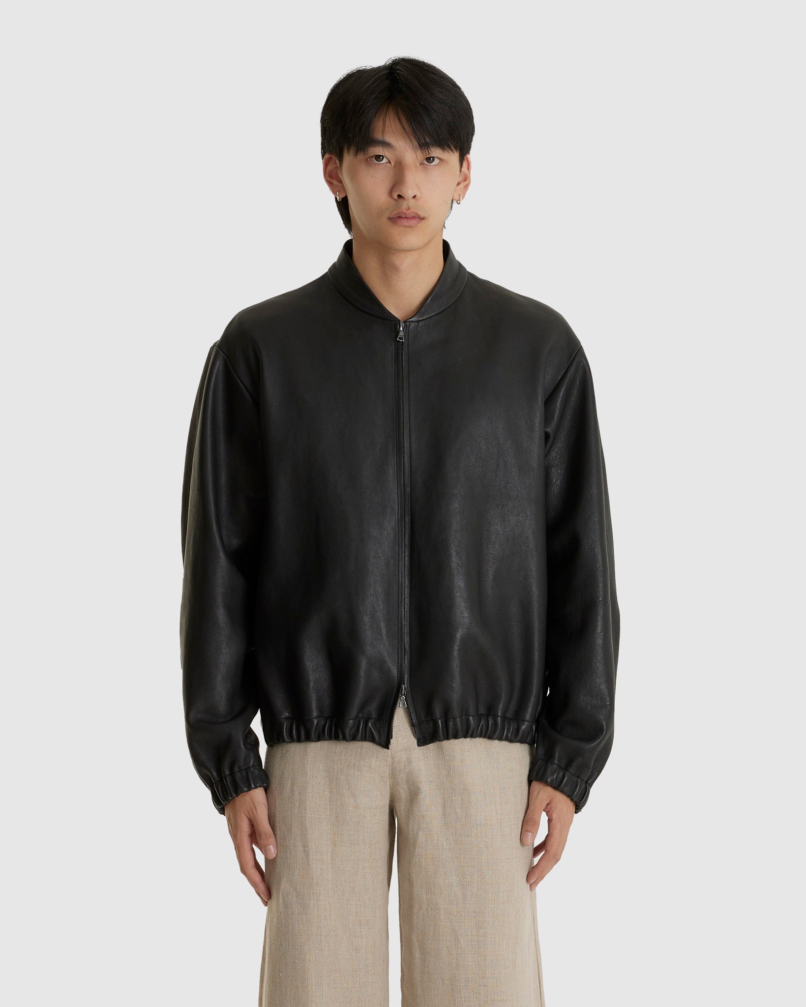 No. 306 Leather Six Zipper Jacket
