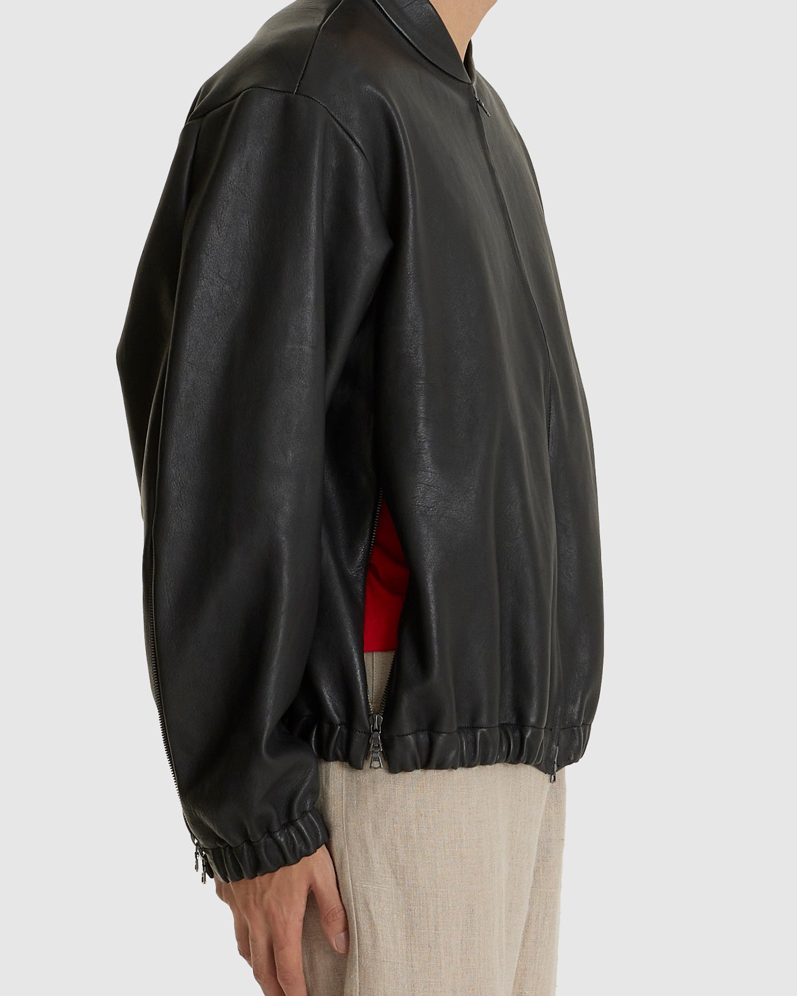 Gabriela Coll Garments NO. 306 Leather Six Zipper Jacket