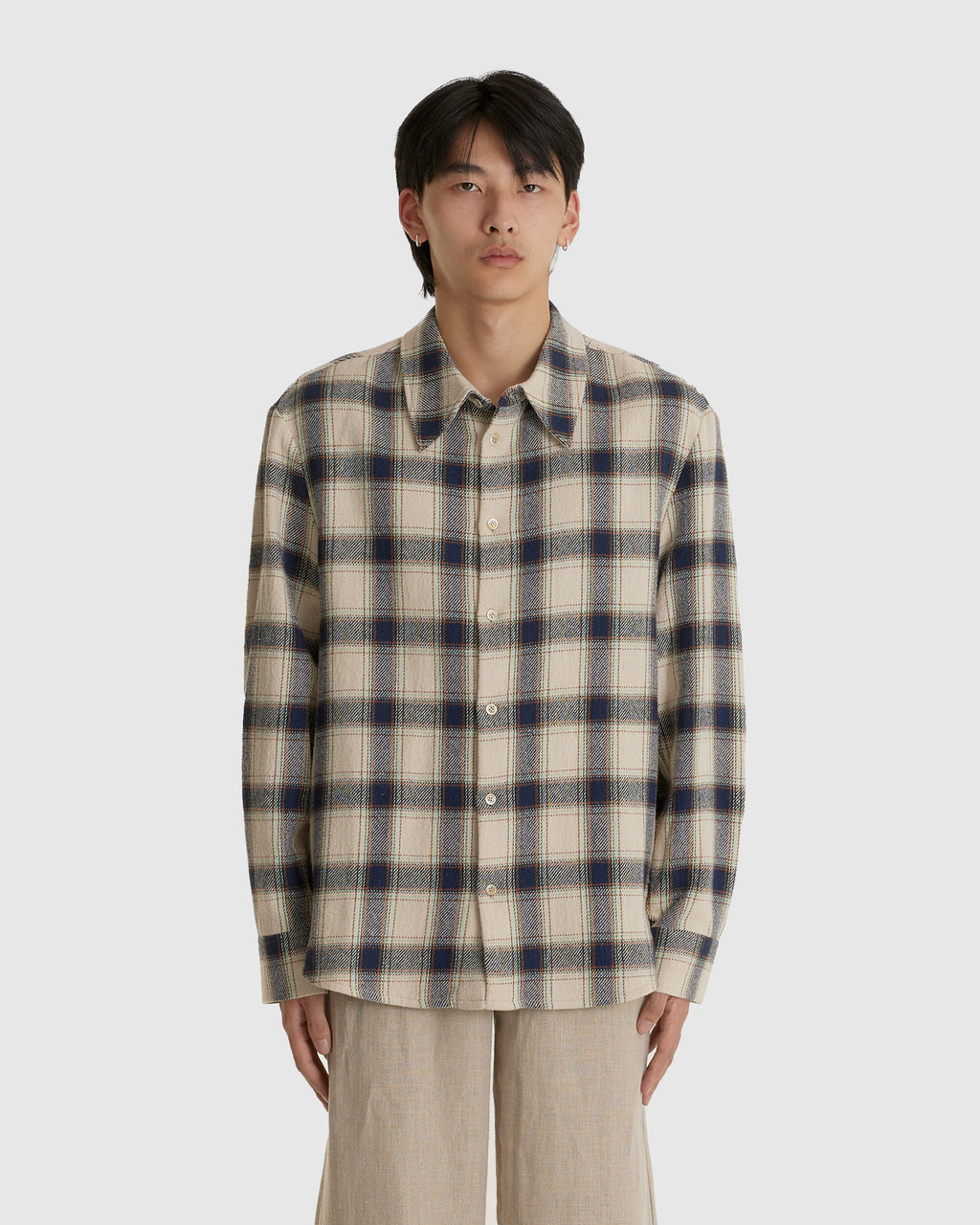 Wes Shirt Tablecloth Check