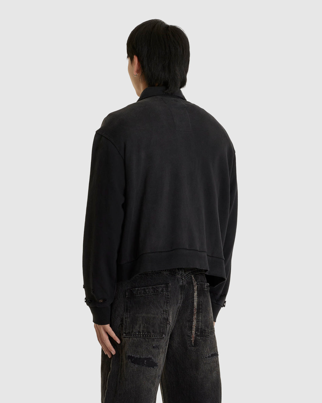 Aged Single Pocket JKT Black