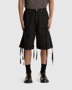 Applique Shorts Black